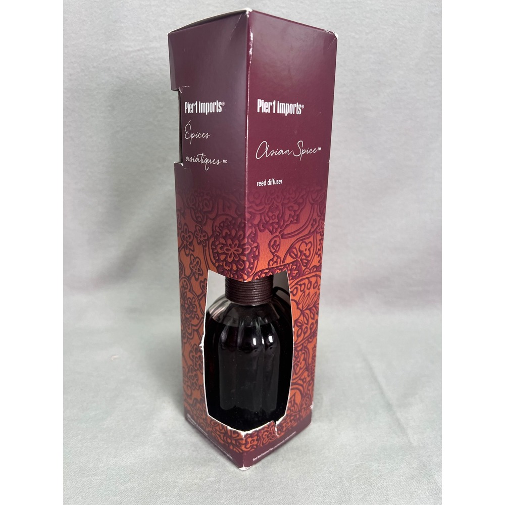 Pier 1 Imports Reed Diffuser Asian Spice Discontinued Fragrance 10oz NOS 2016